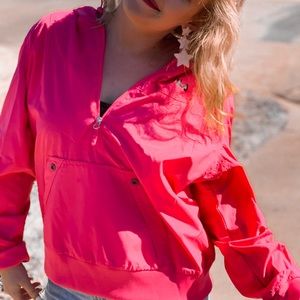 FILA 1/4 zip windbreaker pullover